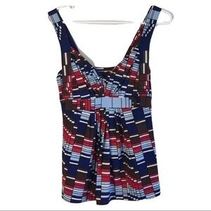 BCBG Maxazria colorful tank top size XS